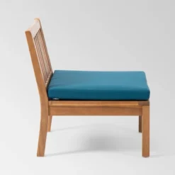 Yadira 3pc Acacia Wood Chat Set - Teak/Dark Teal - Christopher Knight Home -Crosley Shop GUEST 8e8f7500 8696 4019 8d01 398840f6f7db