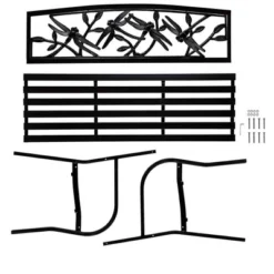 Plow & Hearth Dragonfly Metal Garden Bench -Crosley Shop GUEST 923036fa 99c9 4943 8b3e 43fcd90274c5