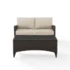 Kiawah 2pc Wicker Patio Seating Set - Sand - Crosley