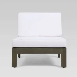 Brava 4pc Acacia Modular Sofa And Table Set - Gray/White - Christopher Knight Home 11 Brava 4pc Acacia Modular Sofa And Table Set - Gray/White - Christopher Knight Home -Crosley Shop GUEST 92b6fcb0 a31a 4753 8962 73318628996b