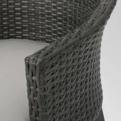 Hillhurst 4pk Wicker Dining Chairs Gray - Christopher Knight Home -Crosley Shop GUEST 934a54c4 6bd9 4d80 b425 f4df83702445