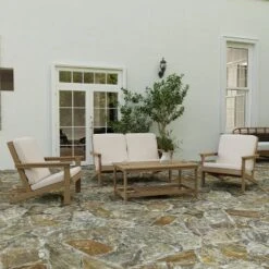 Merrick Lane All-Weather Poly Resin Wood Adirondack Style Deep Seat Patio Loveseat With Cushions 18 Merrick Lane All-Weather Poly Resin Wood Adirondack Style Deep Seat Patio Loveseat With Cushions -Crosley Shop GUEST 94e2a8e7 c31f 4324 b522 e549bb740642