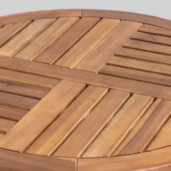 Westbridge 3pc Acacia Wood Bistro Set - Teak - Christopher Knight Home -Crosley Shop GUEST 95a4f95c 256a 486b a1d4 98d170e37ee5