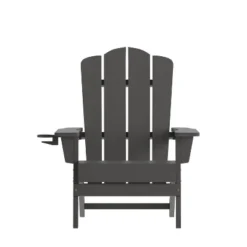 Flash Furniture Newport Adirondack Chair With Cup Holder, Weather Resistant HDPE Adirondack Chair -Crosley Shop GUEST 95f61e68 1d8a 4055 b3b0 5ed1406b5e74