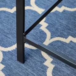 5pc Outdoor Bar Set With Cushions & Square Metal Table With Umbrella Hole - Captiva Designs -Crosley Shop GUEST 9859e962 8354 4297 9768 1e9a1392b814