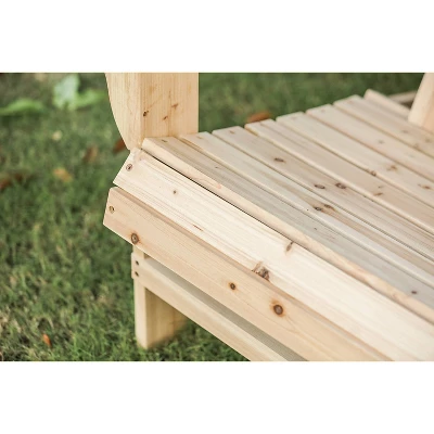 Wood Adirondack Love Seat - Patio Festival 7 Wood Adirondack Love Seat - Patio Festival - Image 5