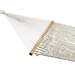 Sunnydaze Decor Sunnydaze Large Two-Person Double Wide 100% Cotton Rope Hammock With Spreader Bars For Patio And Backyard - 450 Lb Weight Capacity -Crosley Shop GUEST 99afe79c 3838 46c9 8d8d ae1f0df9dd7a