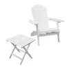 Northbeam Outdoor Lawn Garden Portable Foldable Wooden Adirondack Accent Chair And Slatted Side Table Outdoor Patio Furniture, White 1 Northbeam Outdoor Lawn Garden Portable Foldable Wooden Adirondack Accent Chair And Slatted Side Table Outdoor Patio Furniture, White -Crosley Shop GUEST 9af6098a e4b1 47a3 a605 30cb3404456a