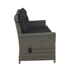 Asti Wicker 3 Seat Reclining Sofa With Cushions - Gray - Alaterre Furniture -Crosley Shop GUEST 9bb83374 683f 4eac 9848 d303107d3e9d