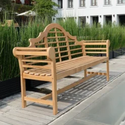 Lutyens 5ft Teak Bench - Natural - Cambridge Casual
