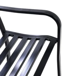 Tangkula 50"Patio Bench Porch Chair Steel Frame Cast Iron Loveseat W/ Backrest For Park Garden -Crosley Shop GUEST 9e113049 25e5 4eb1 bdfa b803db04f7f6