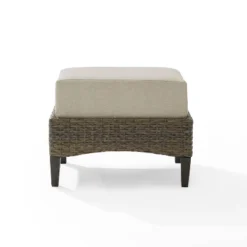 Rockport Outdoor Ottoman - Oatmeal/Light Brown - Crosley 14 Rockport Outdoor Ottoman - Oatmeal/Light Brown - Crosley -Crosley Shop GUEST 9ebcd100 a343 4159 96a8 b94877c42c12