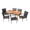 Monterey 7pc Acacia & Wicker Dining Set - Christopher Knight Home 1 Monterey 7pc Acacia & Wicker Dining Set - Christopher Knight Home -Crosley Shop GUEST a1c219a0 700c 4ec3 a8a1 53c20da95968