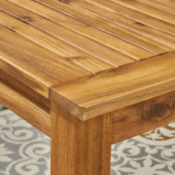 Damon 7pc Wood & Wicker Expandable Dining Set - Natural/Brown - Christopher Knight Home -Crosley Shop GUEST a27df6c7 8ffa 4a34 93df 607f58c176a7