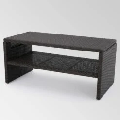 Sanger 5pc Wicker Chat Set - Dark Brown - Christopher Knight Home -Crosley Shop GUEST a3a6a514 dfc0 4c27 bfa2 e45090b72b9f