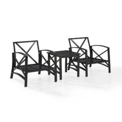 3pc Kaplan Outdoor Seating Set With 2 Chairs & Side Table - Oatmeal - Crosley -Crosley Shop GUEST a3ba762e 5038 4f48 b5ac 8c2e81a4c272