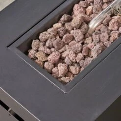 Thasos 10pc Acacia U-Shaped Farmhouse Sectional Sofa Set With Fire Pit - Gray - Christopher Knight Home 13 Thasos 10pc Acacia U-Shaped Farmhouse Sectional Sofa Set With Fire Pit - Gray - Christopher Knight Home -Crosley Shop GUEST a5327f6d 9909 4287 a252 6f8458a6ee3b 1