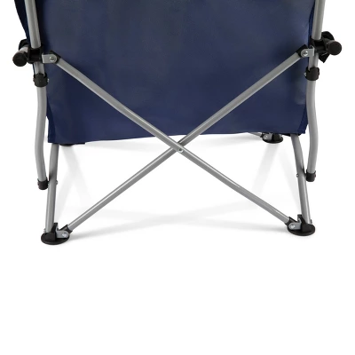 Picnic Time Tranquility Portable Beach Chair - Navy Blue 5 Picnic Time Tranquility Portable Beach Chair - Navy Blue - Image 3
