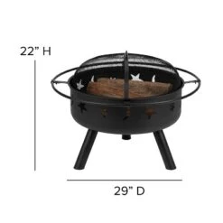 Merrick Lane Ayala 5 Piece Outdoor Leisure Set With Set Of 4 Poly Resin Adirondack Chairs And Star And Moon Iron Fire Pit -Crosley Shop GUEST a6e66b83 47a3 4a0f b3ba 3aaac177bb12 4