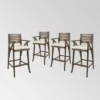 Hermosa 4pk Acacia Wood Patio Barstools - Christopher Knight Home -Crosley Shop GUEST a95a65c1 12ea 4a15 81af 4f859b13c958