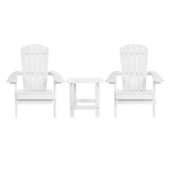 Emma And Oliver Set Of 2 Indoor/Outdoor Folding Adirondack Chairs With Side Table 28 Emma And Oliver Set Of 2 Indoor/Outdoor Folding Adirondack Chairs With Side Table -Crosley Shop GUEST aae13732 8702 4c4f 9a5f eb0ba94272da