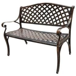Modern Aluminum Patio Bench - Oakland Living -Crosley Shop GUEST aafd1ffb a3e8 4499 b0f2 ec1699585469