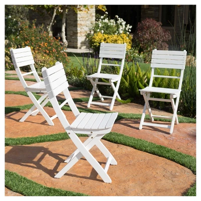 Positano 4pk Acacia Wood Folding Dining Chairs - Christopher Knight Home 5 Positano 4pk Acacia Wood Folding Dining Chairs - Christopher Knight Home - Image 3