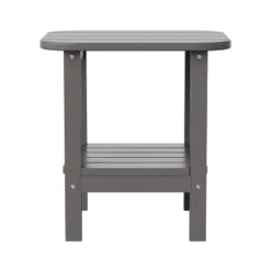 Emma And Oliver Two Tier Polyresin Adirondack Side Table - All-Weather For Indoor/Outdoor Use 24 Emma And Oliver Two Tier Polyresin Adirondack Side Table - All-Weather For Indoor/Outdoor Use -Crosley Shop GUEST aec68ff3 8cc2 41b7 b05c 7939bb7087cd
