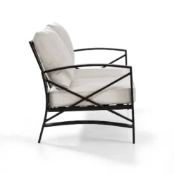Kaplan Outdoor Metal Loveseat - Oatmeal/Bronze - Crosley 14 Kaplan Outdoor Metal Loveseat - Oatmeal/Bronze - Crosley -Crosley Shop GUEST afbb4056 f387 4706 859e b3e2e82a00c5