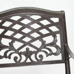Sarasota Cast Aluminum Adjoining Patio Chair - Bronze - Christopher Knight Home -Crosley Shop GUEST b041d98e 8cba 4dd9 be02 f8e308eade17