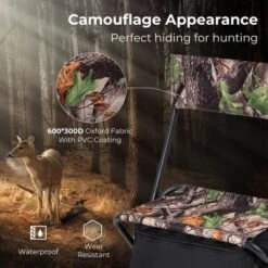 Costway Folding Hunting Chair Foldable Portable Fishing Stool With Storage Pocket -Crosley Shop GUEST b1862bf0 4069 4f16 9333 7d5c358bb7c1