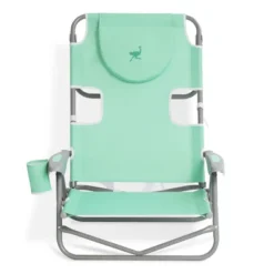 Ostrich Lightweight Portable Outdoor On Your Back Folding Chair For Relaxing With 5 Seat Adjustment Backpack Straps And Cup Holder, Teal (3 Pack) -Crosley Shop GUEST b1e09dcd 14a0 4705 b3ff dd5bb7de1490