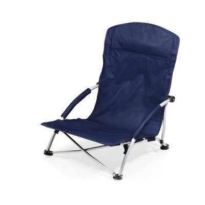 Picnic Time Tranquility Portable Beach Chair - Navy Blue 3 Picnic Time Tranquility Portable Beach Chair - Navy Blue