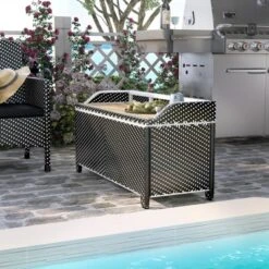 2pc Maksville Aluminum Patio Loveseat & Storage Bench - MiBasics -Crosley Shop GUEST b4aa0233 568c 48bd 91ef 2f8ad1c66b5e