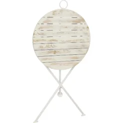 Sunnydaze Decor Sunnydaze Indoor/Outdoor French Country Chestnut Wood Folding Round Bistro Table - 28"- White 13 Sunnydaze Decor Sunnydaze Indoor/Outdoor French Country Chestnut Wood Folding Round Bistro Table - 28"- White -Crosley Shop GUEST b4e2a30f 67ce 4aad ab16 17077578c924