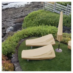 Veranda Double Wide Patio Chaise Lounge Cover - Light Pebble - Classic Accessories -Crosley Shop GUEST b4f7eedf 4c54 4d90 a08e 2bbfad851cc3