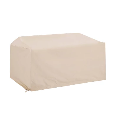 Outdoor Loveseat Furniture Cover - Tan - Crosley 5 Outdoor Loveseat Furniture Cover - Tan - Crosley - Image 3