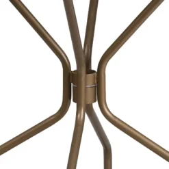 Flash Furniture Oia Commercial Grade 35.25" Round Indoor-Outdoor Steel Patio Table With Umbrella Hole -Crosley Shop GUEST b7571f8e f23e 4bf9 bc3e 9e8b26f3fe95