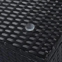 5pc Wicker Patio Sectional Seating Set With Cushions - Black/Blue - GODEER 37 5pc Wicker Patio Sectional Seating Set With Cushions - Black/Blue - GODEER -Crosley Shop GUEST b800ba1b 7382 497a 9a8e 148a9853d0db