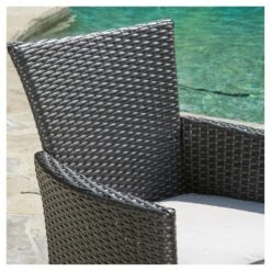 Malta Set Of 4 Wicker Patio Dining Chair With Cushions - Gray - Christopher Knight Home 7 Malta Set Of 4 Wicker Patio Dining Chair With Cushions - Gray - Christopher Knight Home -Crosley Shop GUEST b944ba72 311f 4e86 b732 a544fe3737a5