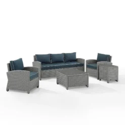 Bradenton 5pc Outdoor Wicker Sofa Set - Crosley -Crosley Shop GUEST bc24fe8f b88e 4542 a015 7ed0bffa7801
