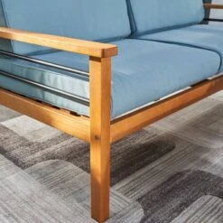 Gloucester Contemporary Wood Patio 2-Seater Sofa - Vifah 9 Gloucester Contemporary Wood Patio 2-Seater Sofa - Vifah -Crosley Shop GUEST bc2838da d3e5 4076 bf37 dcf4830594fd 1