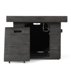 Puerta 5pc All-Weather Wicker Patio Club Chairs With Firepit Brown/Gray - Christopher Knight Home -Crosley Shop GUEST bcb7aa81 5659 4a49 9a54 ba7e061fe71b 1