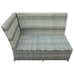 6pc Wicker Patio Set With Glass Table Ottomans - Gray/Dark Gray - GODEER -Crosley Shop GUEST bd546c6c 3d99 4fd7 8ae6 9d36123ebc5e