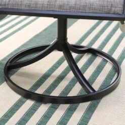 5pc Patio Set With Square Table & Steel 360 Swivel Sling Arm Chairs - Captiva Designs -Crosley Shop GUEST bda52676 2b9e 4f32 842d b685a909acd6