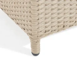 Canaan 4pc All Weather Wicker Outdoor Double Corner Horseshoe Sectional Set Cream - Alaterre Furniture -Crosley Shop GUEST be049820 fe98 429f ab66 b01f8d8d1eee