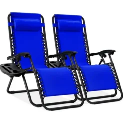 Best Choice Products Set Of 2 Zero Gravity Lounge Chair Recliners For Patio, Pool W/ Cup Holder Tray -Crosley Shop GUEST c18f8f78 5a0c 43f5 be60 bc9a240cf782