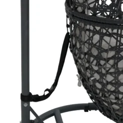 Sunnydaze Decor Sunnydaze Outdoor Resin Wicker Patio Cordelia Hanging Basket Egg Chair Swing With Cushion, Headrest, And Steel Stand Set- 3pc 18 Sunnydaze Decor Sunnydaze Outdoor Resin Wicker Patio Cordelia Hanging Basket Egg Chair Swing With Cushion, Headrest, And Steel Stand Set- 3pc -Crosley Shop GUEST c39f9ecd d757 4e9c 9b89 9d413cca36d3
