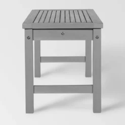 Ravenscroft Modern Boho Acacia Wood Slat Top Outdoor Dining Bench - Gray Wash - Saracina Home 12 Ravenscroft Modern Boho Acacia Wood Slat Top Outdoor Dining Bench - Gray Wash - Saracina Home -Crosley Shop GUEST c4b70868 1e98 4315 bb2c ee5108b830db