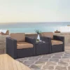 Biscayne 3pc Outdoor Wicker Seating Set - Mocha - Crosley 1 Biscayne 3pc Outdoor Wicker Seating Set - Mocha - Crosley -Crosley Shop GUEST c56174a8 4665 45db ad06 d5ce1b852325